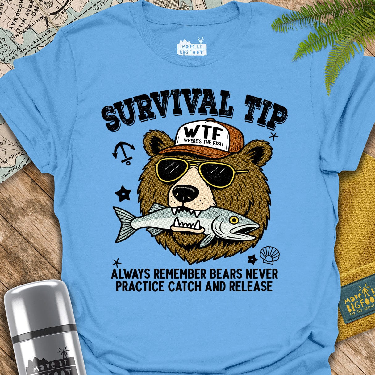 Survival Tip 1. Bears Never Practice Catch & Release.