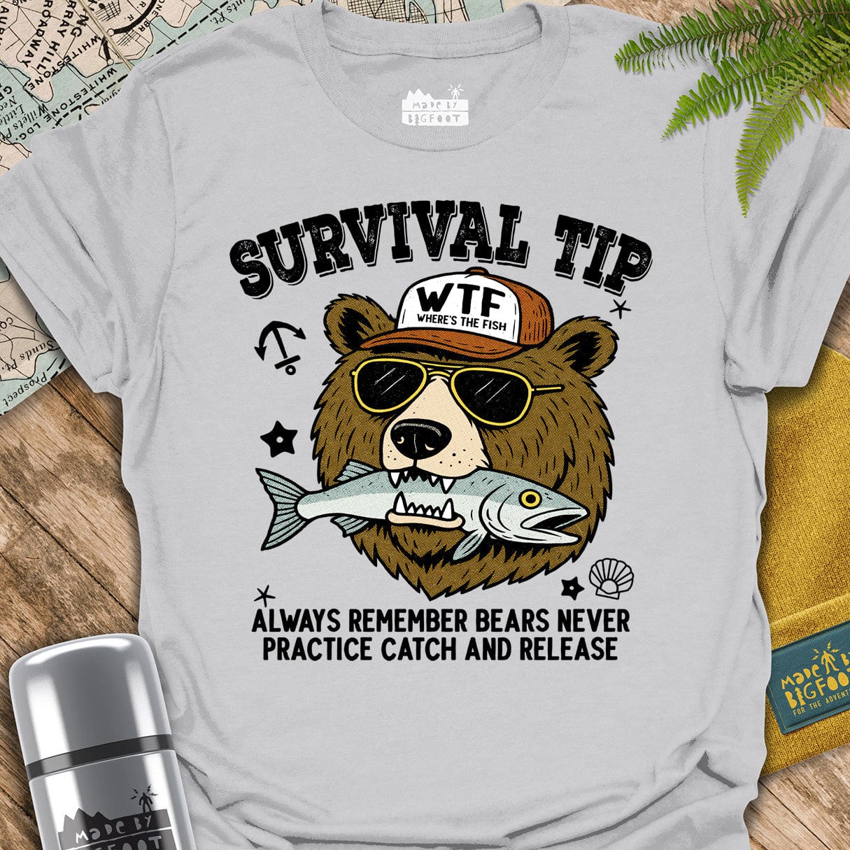 Survival Tip 1. Bears Never Practice Catch & Release.