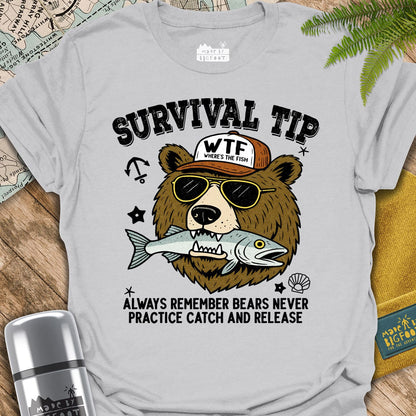 Survival Tip 1. Bears Never Practice Catch & Release.