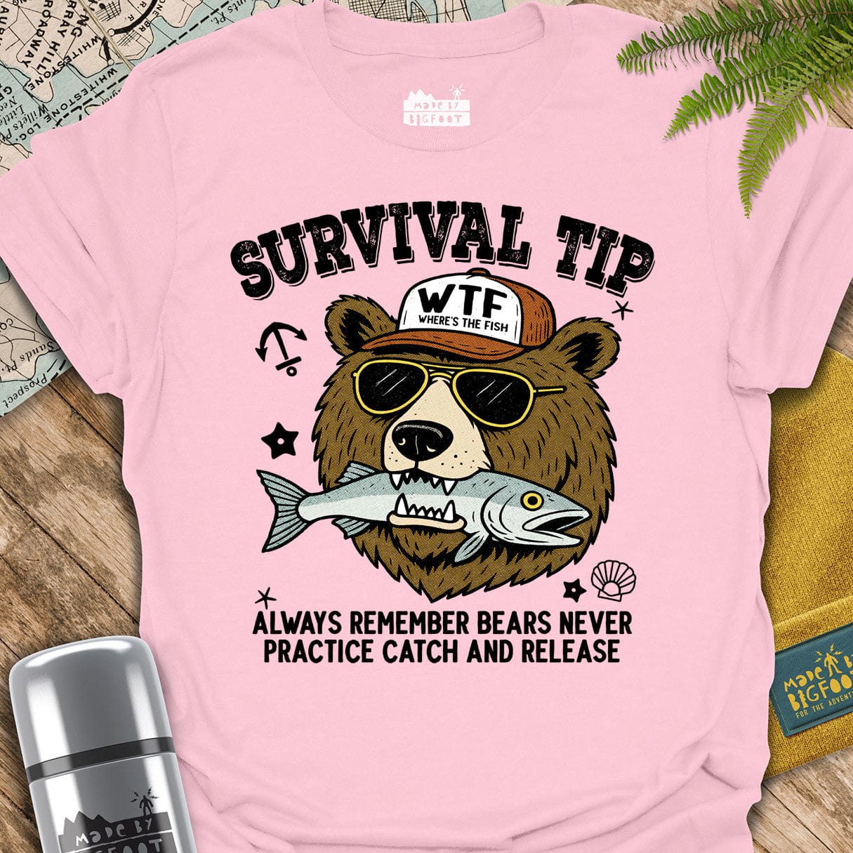 Survival Tip 1. Bears Never Practice Catch & Release.