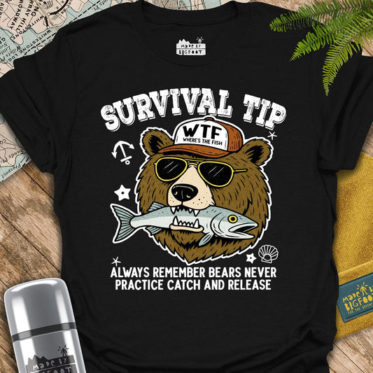 Survival Tip 1. Bears Never Practice Catch & Release.