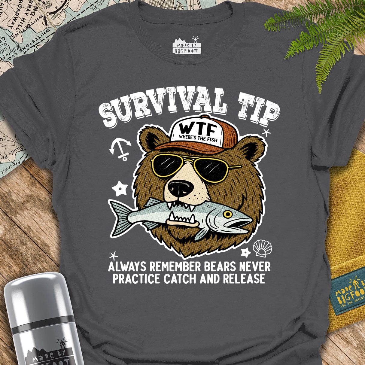 Survival Tip 1. Bears Never Practice Catch & Release.