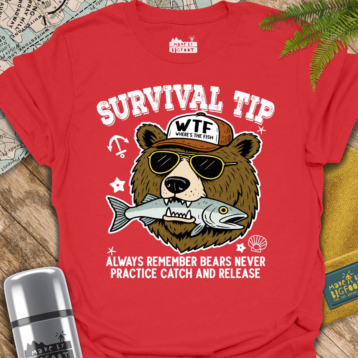 Survival Tip 1. Bears Never Practice Catch & Release.