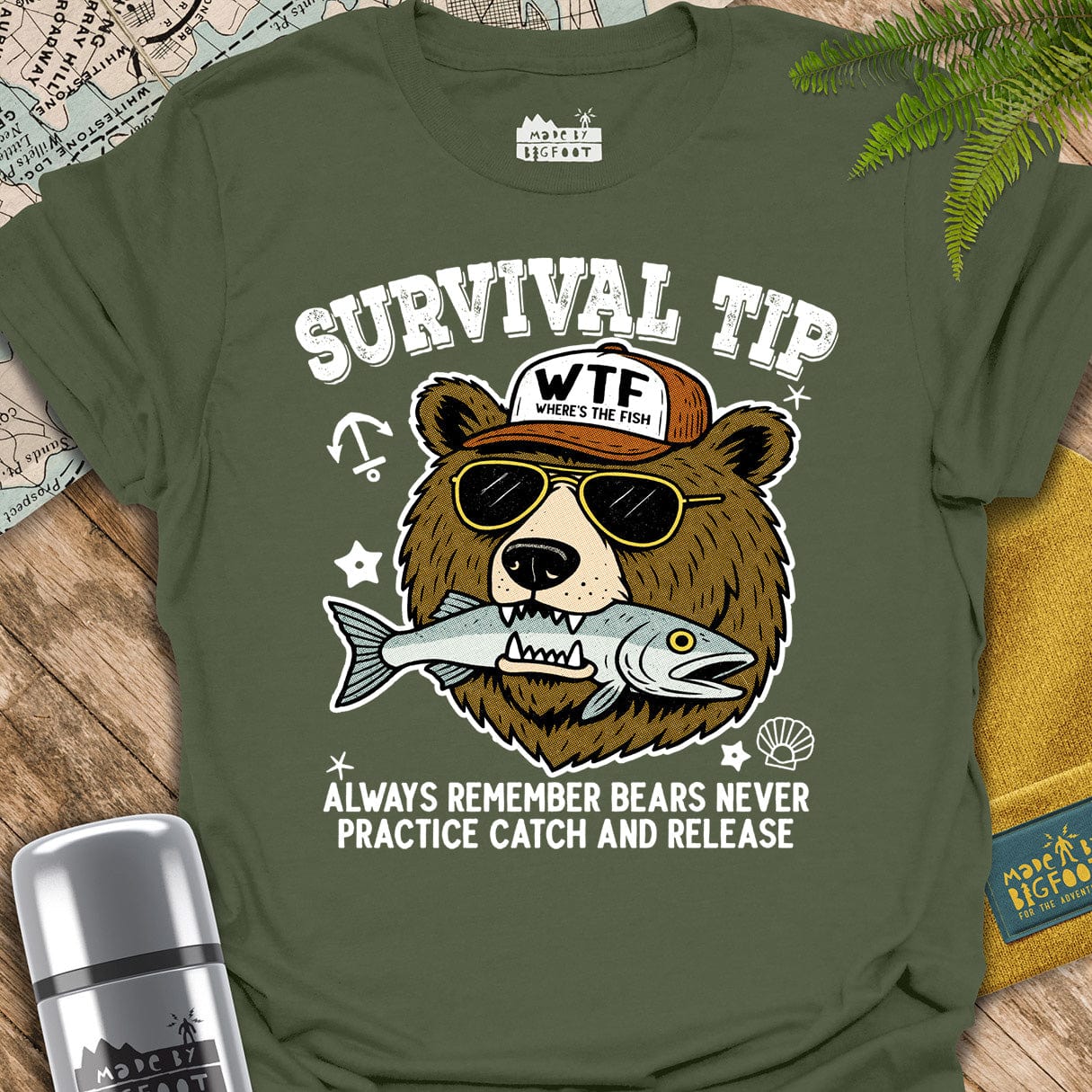 Survival Tip 1. Bears Never Practice Catch & Release.