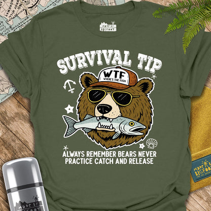 Survival Tip 1. Bears Never Practice Catch & Release.