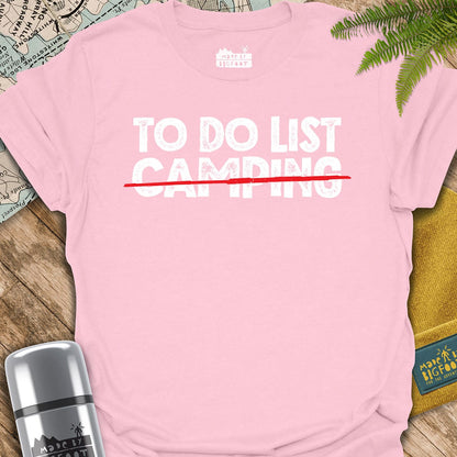 To Do List. Camping