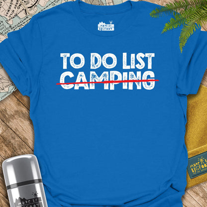 To Do List. Camping