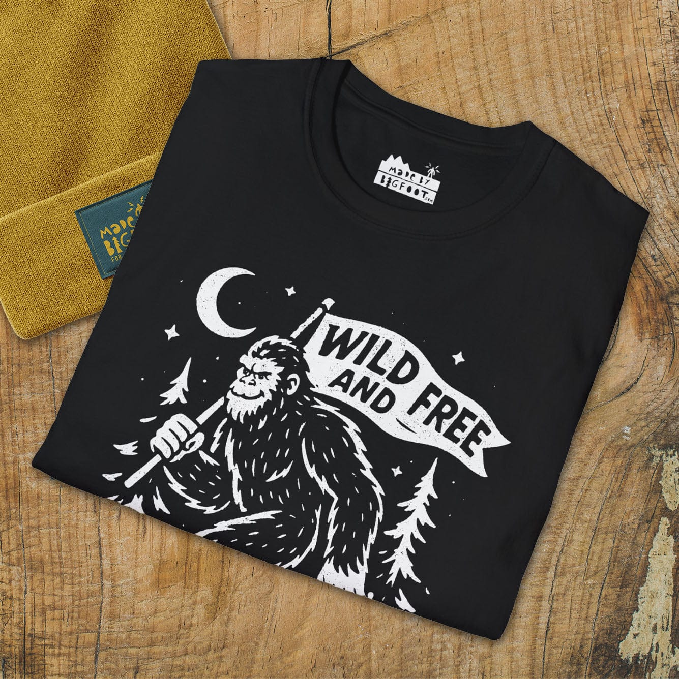 Wild And Free Sasquatch In The Woods