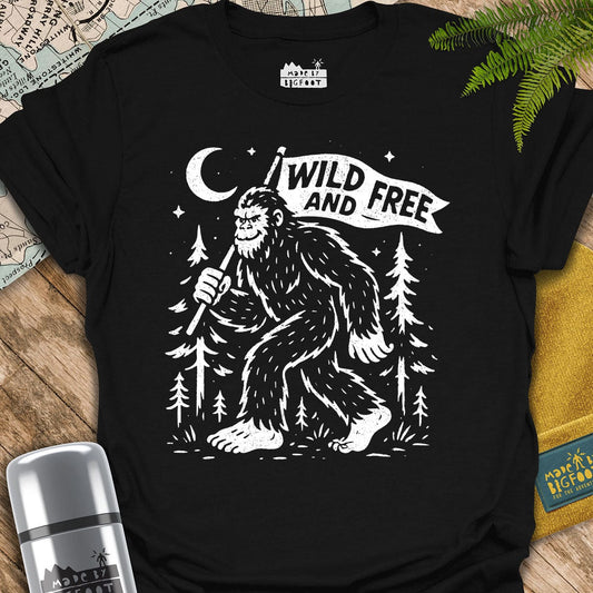 Wild And Free Sasquatch In The Woods