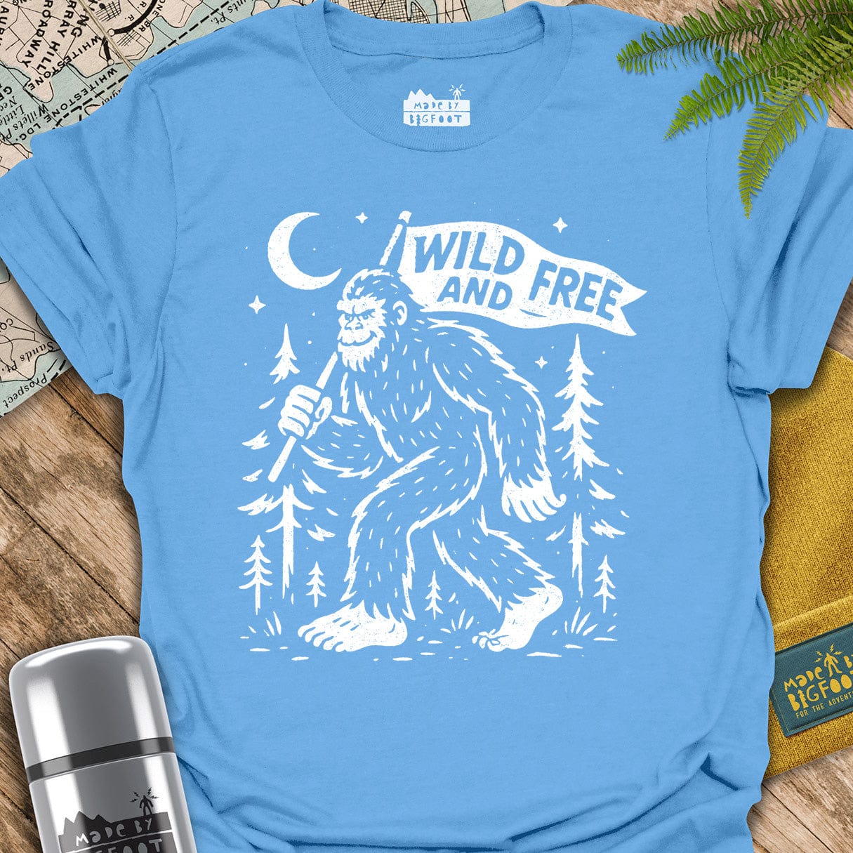 Wild And Free Sasquatch In The Woods