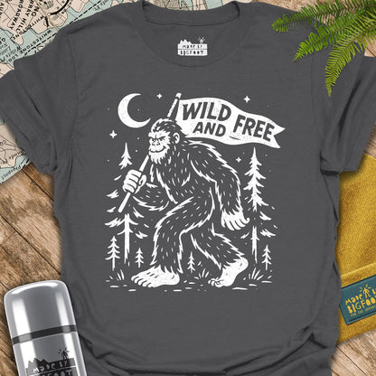 Wild And Free Sasquatch In The Woods