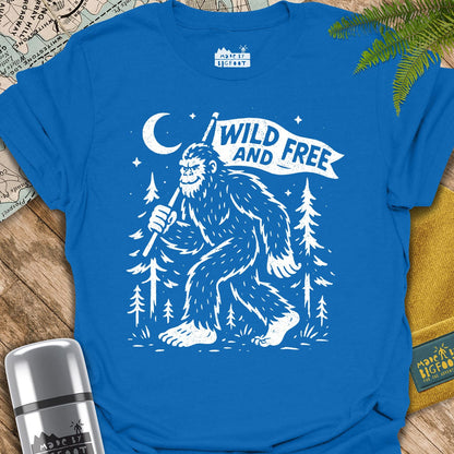 Wild And Free Sasquatch In The Woods
