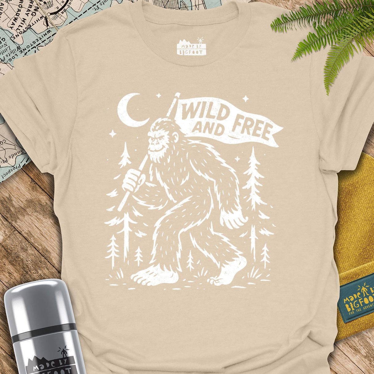Wild And Free Sasquatch In The Woods