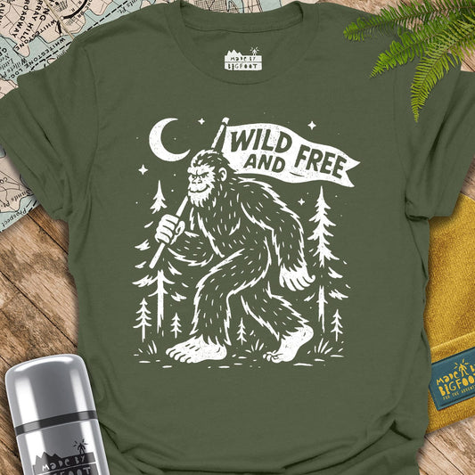 Wild And Free Sasquatch In The Woods